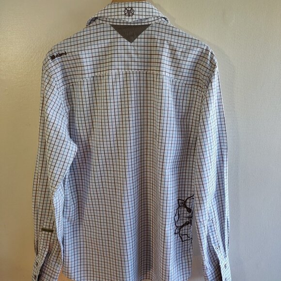 English Laundry Men's Long Sleeve Embroidered Shirt  Scott Weiland Size L/XL - Picture 7 of 14